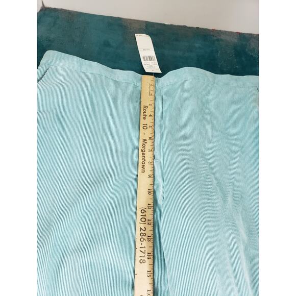 Alfred Dunner Pants Size 20 Womens Green Pull On Corduroy Stretch Ladies NWT - Picture 6 of 12